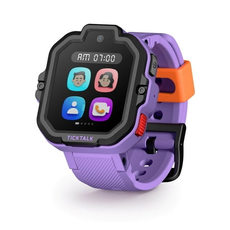TickTalk 5 Kids Smartwatch with GPS, Calls & Texts, Parental Controls, SOS & 911, Free Music – T-Mobile Network (Activated via TickTalk)