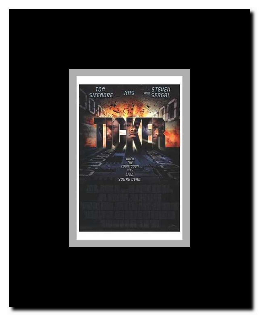 Ticker Framed Movie Poster