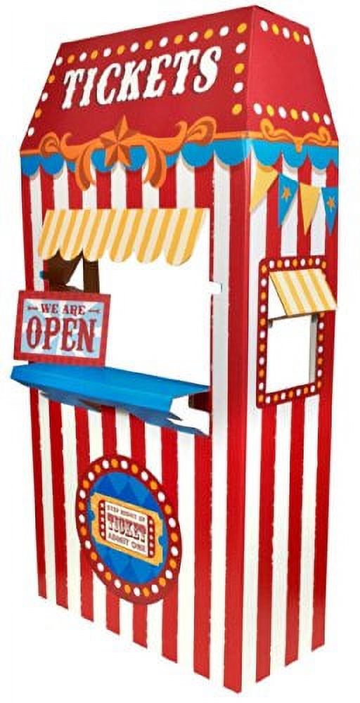 Ticket Booth Cardboard Stand, 6’ Tall - Walmart.com