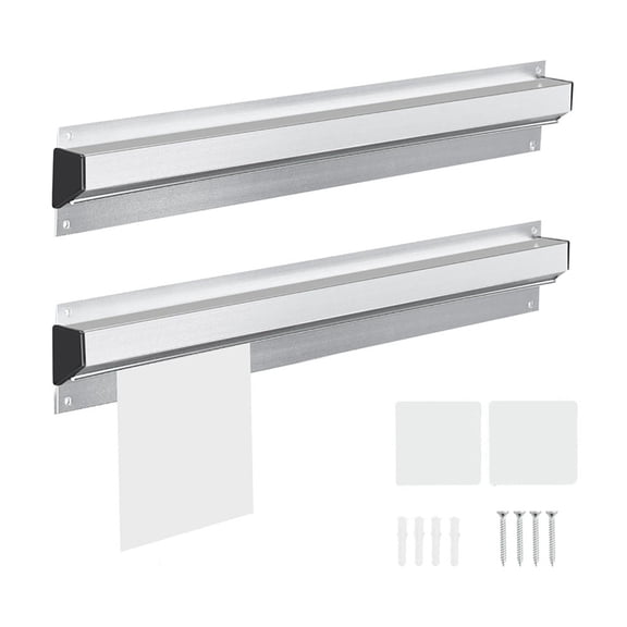 Ticket Holder for Restaurant, Ticket Check Rack Restaurant Order Receipt Holder Ticket Rail Slide Ticket Rack 2 Pcs
