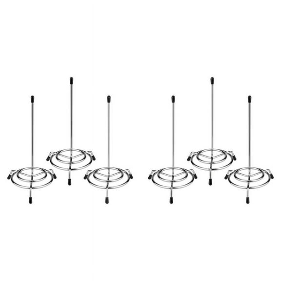 Ticket Stabber for Restaurant, 6PCS Ticket Receipt Holder Check Spindle Orders Spike for Businesses Kitchen Office,6 x receipt holder,Silver