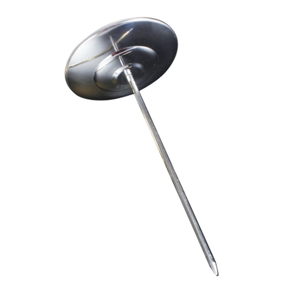 Practical Stainless Steel Note Holder for Kitchen Use Silver Color with Heavy Round Base