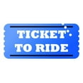 thumbnail image 1 of Ticket To Ride Picture Art - Living Room - Peel & Stick Sticker - Vinyl Wall Decal Size : 12 Inches X 24 Inches, 1 of 1