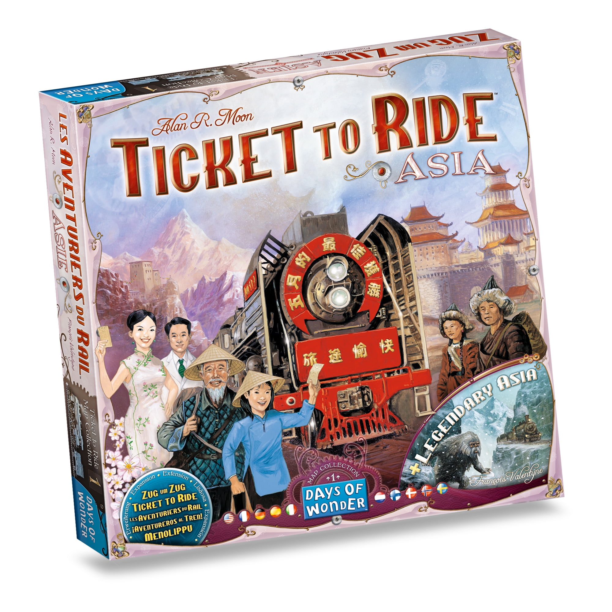 Ticket to Ride: Asia Expansion Family Strategy Board Game for Ages 8+, from Asmodee