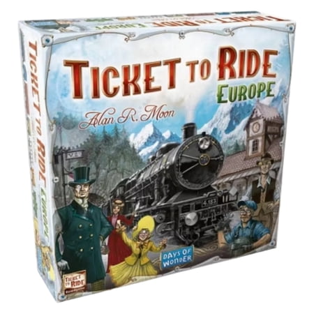 Ticket to Ride: Europe Refresh Family Strategy Board Game for Ages 8+, from Asmodee