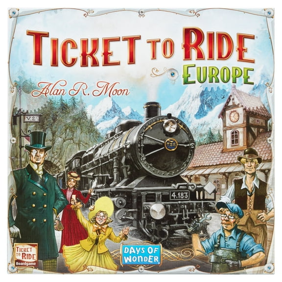 Ticket to Ride Europe Strategy Board Game for ages 8 and Up, from Asmodee