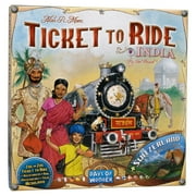Ticket to Ride Family Strategy Board Game: India & Switzerland Map Expansion, Ages 8+, from Asmodee