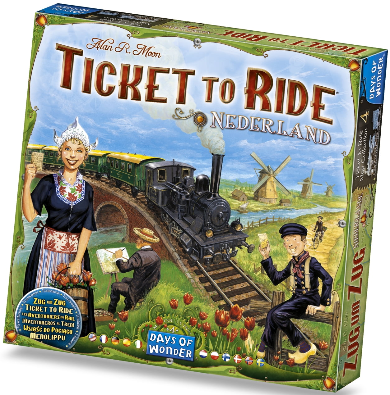  Ticket to Ride Board Game, Family Board Game, Board Game for  Adults and Family, Train Game, Ages 8+, For 2 to 5 players