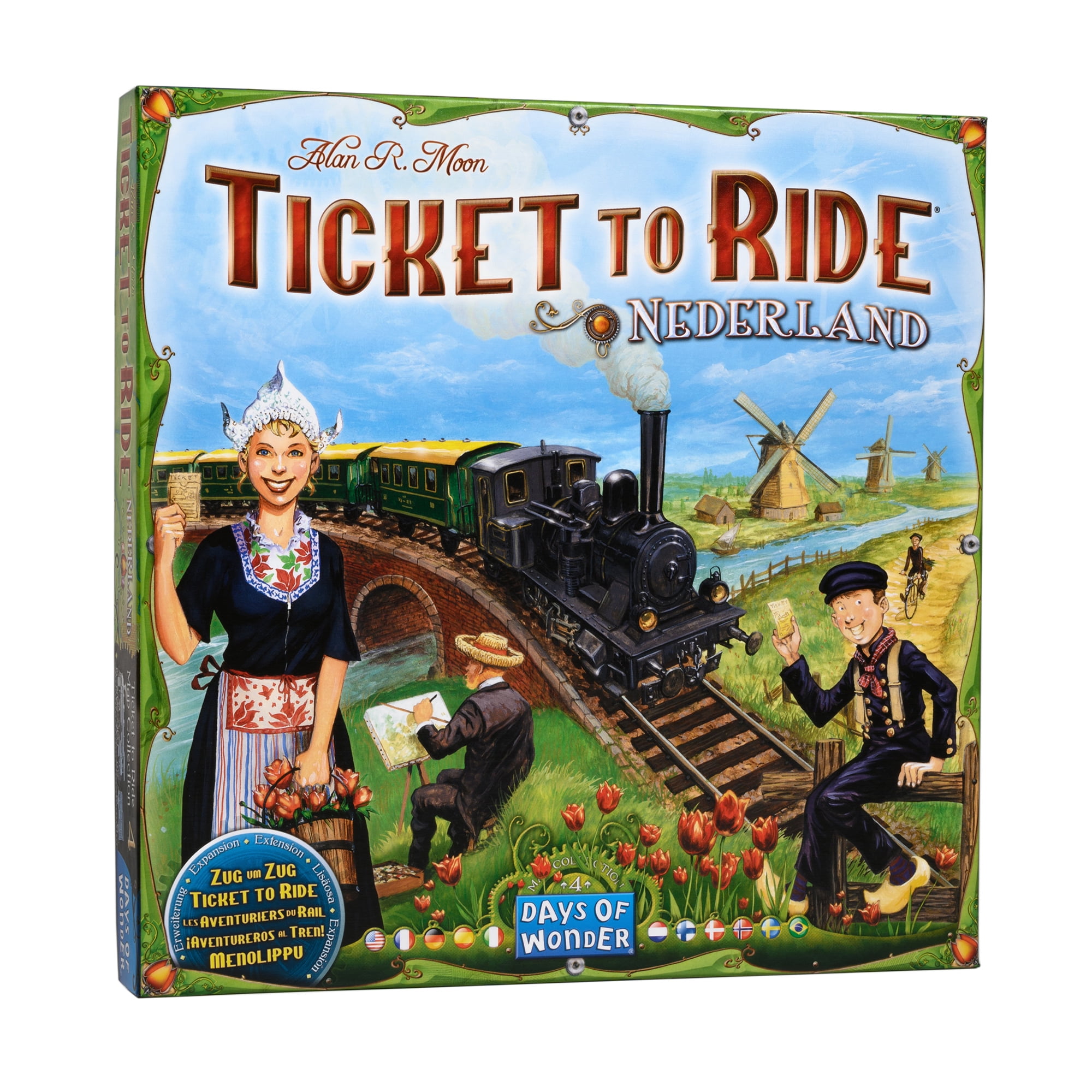 DAYS OF WONDER Ticket to Ride Family Strategy Board Game: Nederland Map Expansion for Ages 8+, from Asmodee