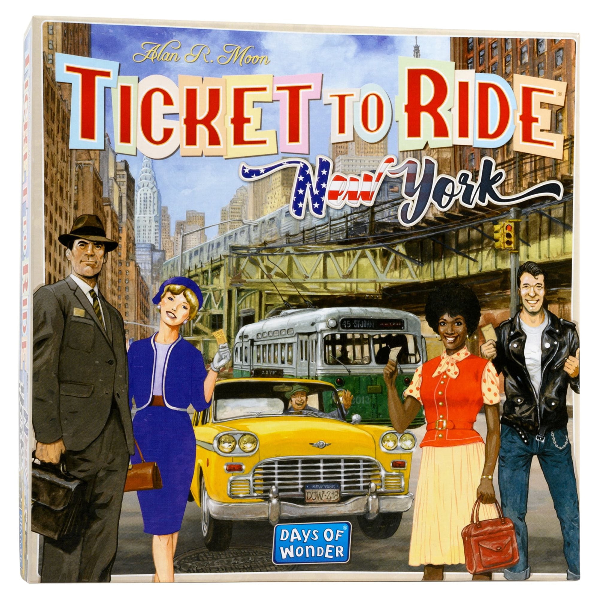 Ticket to Ride: New York City Strategy Board Game for ages 8 and