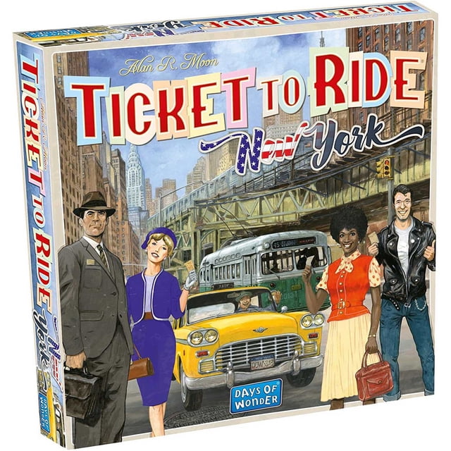 Ticket to Ride: New York Strategy Board Game for Ages 8+, from Asmodee