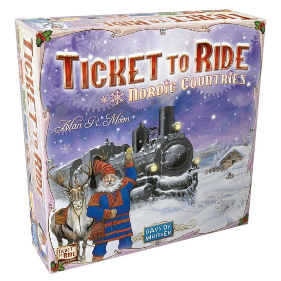 Ticket to Ride Nordic Countries Strategy Board Game for Ages 8 and up, from Asmodee