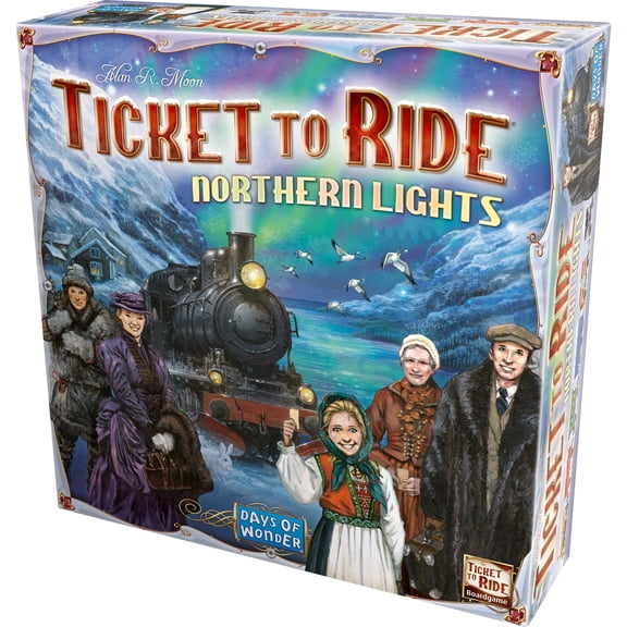 Ticket to Ride Northern Lights Family Strategy Board Game for Ages 8+, from Asmodee
