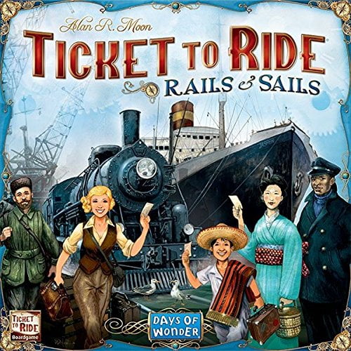 Ticket to Ride: Rails & Sails Family Strategy Board Game for Ages 10+, from Asmodee