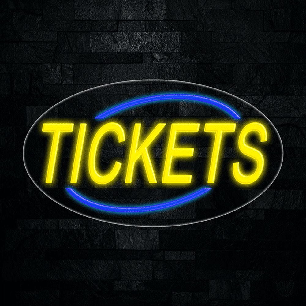 Tickets LED Neon Sign 28