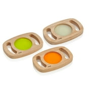 TickiT Easy Hold Glow Panels - Set of 3 - Blue, Green & Yellow