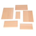 TickiT Natural Architect Panels Rectangles Set of 6 Build and