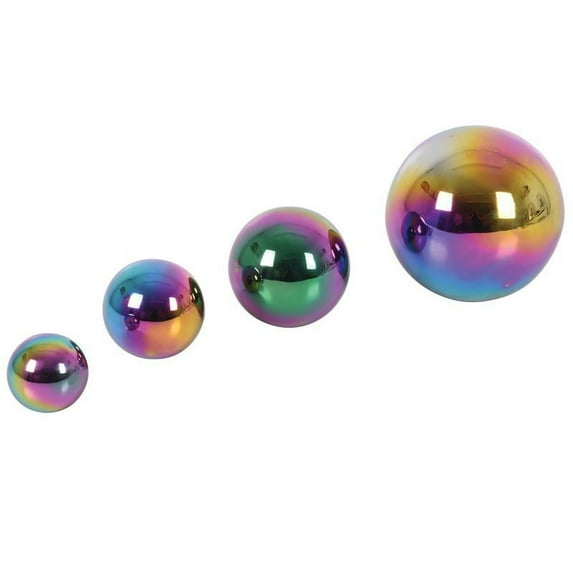 TickiT Sensory Reflective Color Burst Toy Balls, Set of 4