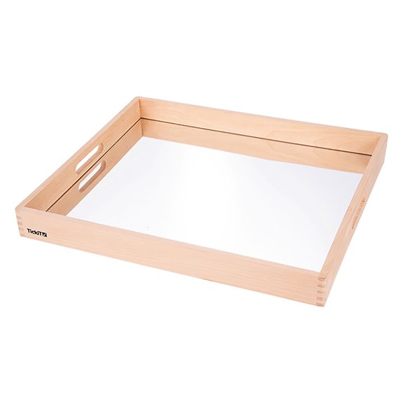TickiT Wooden Mirror Tray