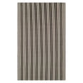 thumbnail image 1 of Ticking Stripe Black/Ivory Handwoven Indoor/Outdoor Rug, 4' x 6', 1 of 6
