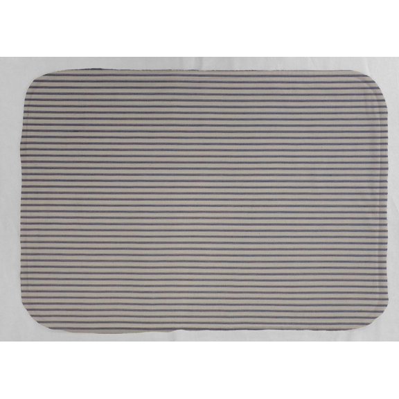 Ticking Stripe Dish Drying Mat by Penny's Needful Things (Terrycloth Color: Yellow) (Blue)