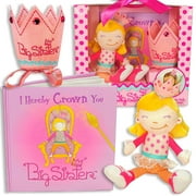Tickle & Main I Hereby Crown You Big Sister Set Dolls