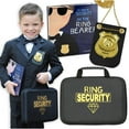 thumbnail image 1 of Tickle & Main Ring Bearer Proposal Gift Set - Youth S/M, Ages 4 & Up, Black Polyester - Includes Storybook, Leather Badge & Security Briefcase - Kids Ring Bearer Gifts, 1 of 7