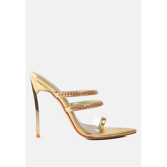 Tickle Me Toe Ring Stiletto Sandals