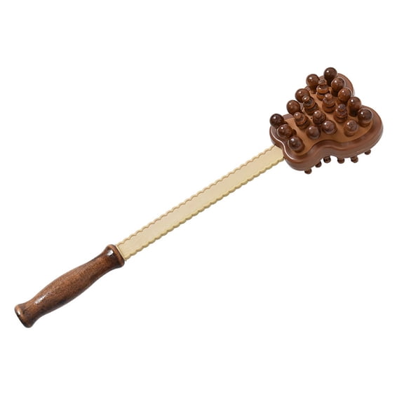 Tickle Rake Massage Hammer Muscle Stick Manual Wood Build for Shoulder Back Relaxation for Workers and Elderly