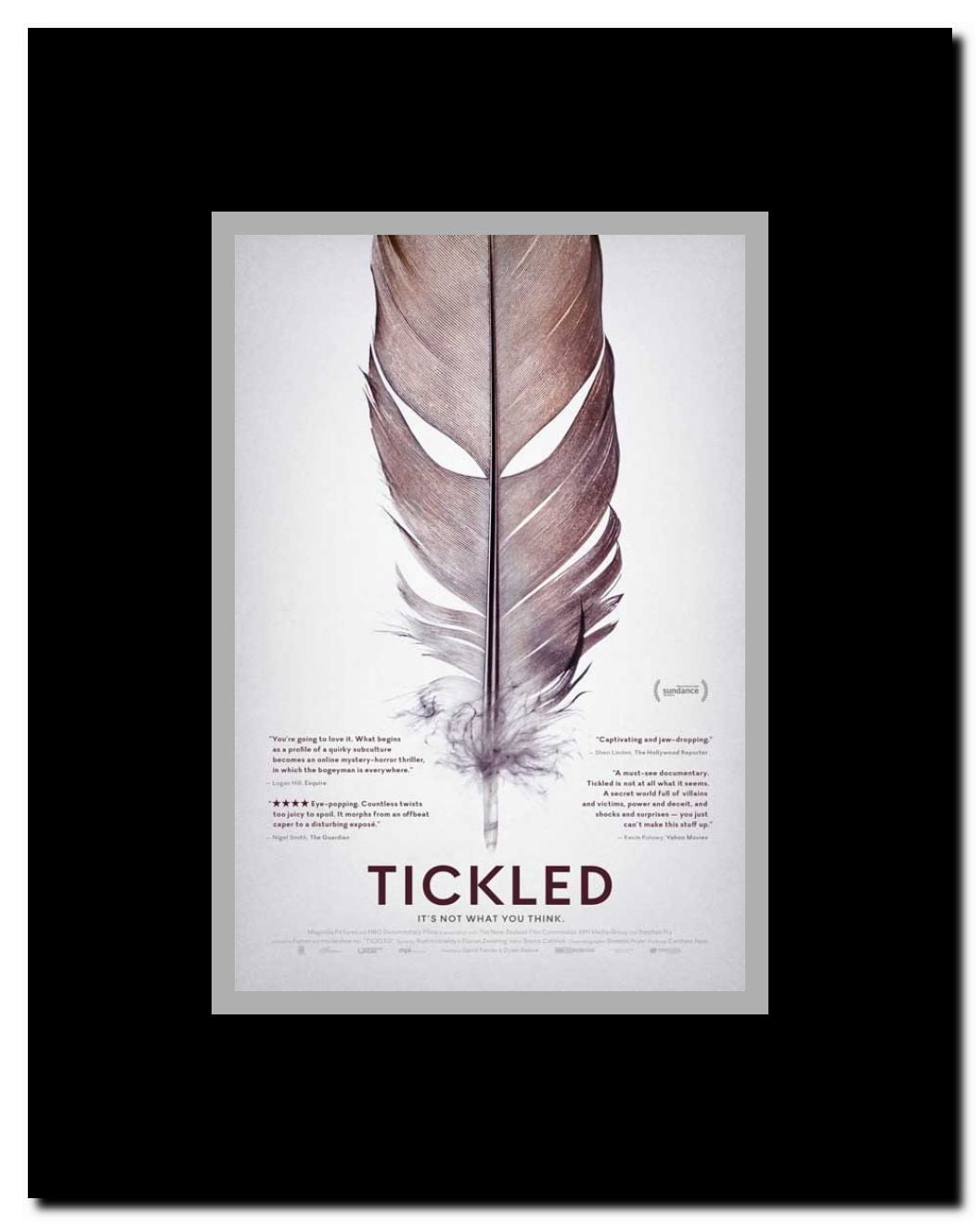 Tickled Framed Movie Poster