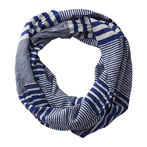 Tickled Pink Womens Multi-Stripe Infinity, Royal Blue, 8 x 60