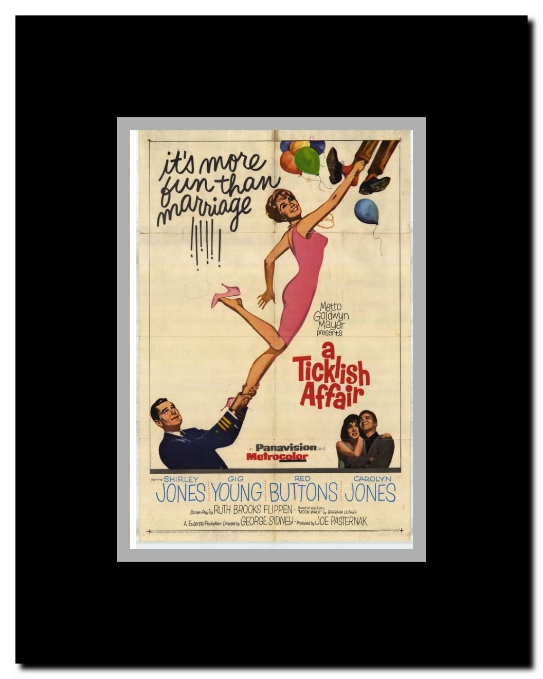 Ticklish Affair Framed Movie Poster