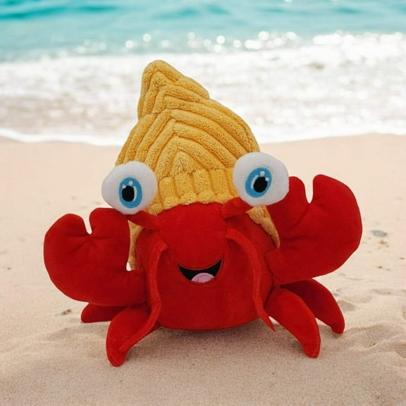 Bear The Doodle, Tico the Hermit Crab El Cobito de Puerto Rico Plush Toy - with Silly Eyes, Unisex Gift for Kids, Ages 3+