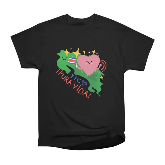 Tico pura vida T-Shirt Tee Gift For Him Merch For Her Apparel For Friend