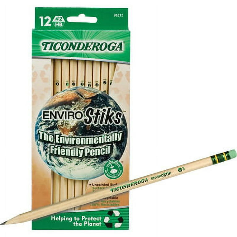 EnviroStiks Pencil, HB (#2), Black Lead, Natural Woodgrain Barrel, Dozen EnviroStiks Pencil, HB (#2), Black Lead, Natural Woodgrain Barrel, Dozen