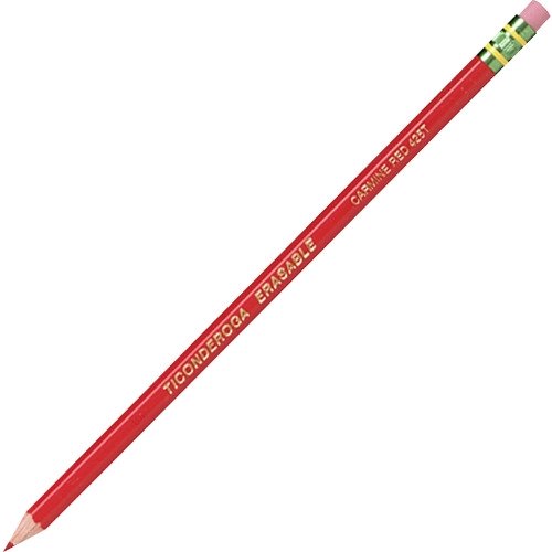 Ticonderoga Eraser Tip Checking Pencils HB Lead Red Lead 12 / Dozen