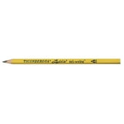 Ticonderoga Laddie Tri-Write Intermediate Size No. 2 Pencils without Eraser, Box of 36