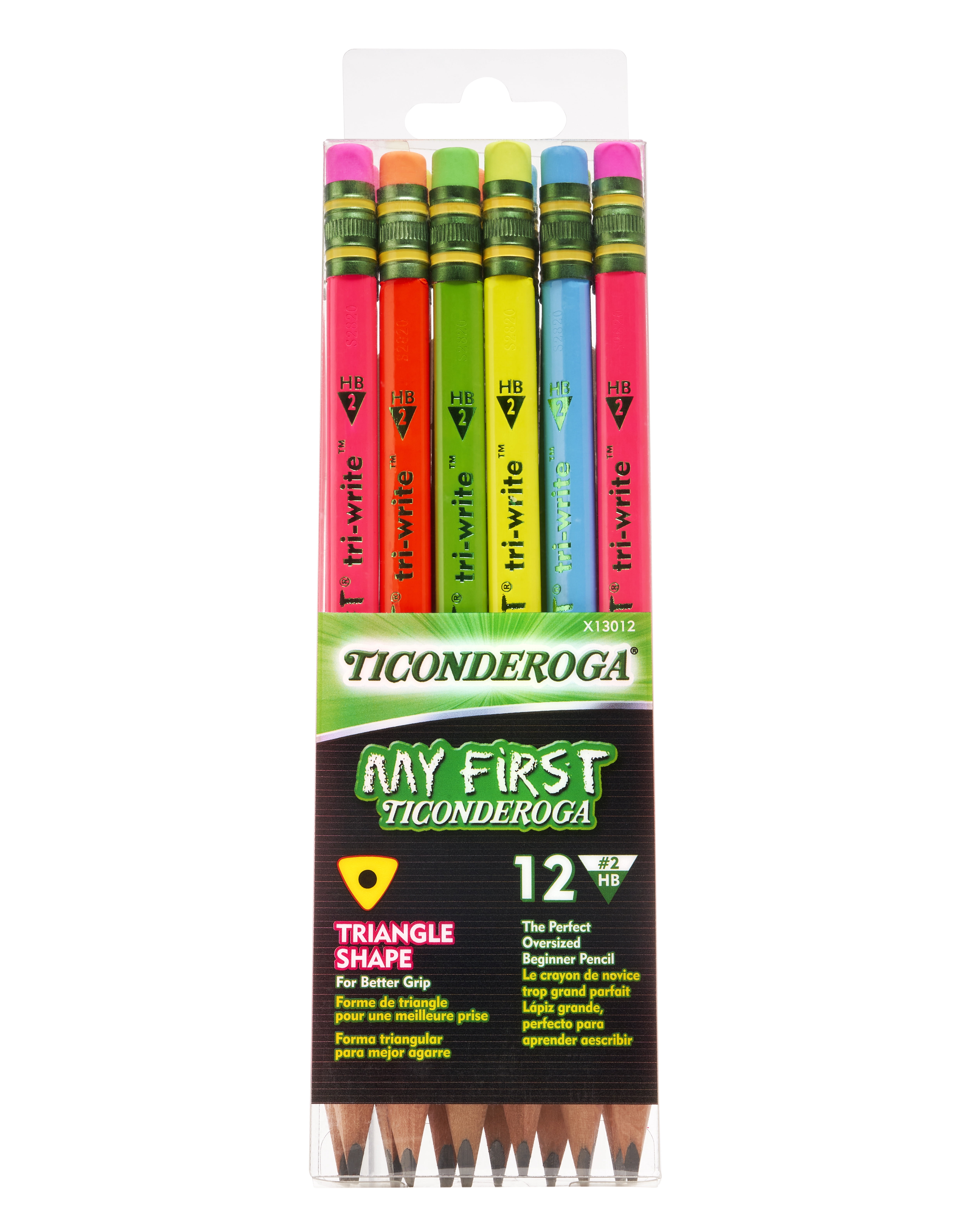 Ticonderoga My First Triwrite Neon #2 Pencil (x13012) 12ct