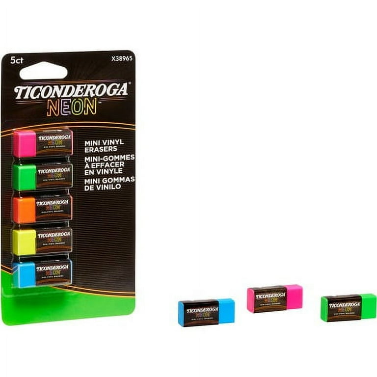 Ticonderoga Retractable Erasers - Yellow - 1 Each - Smudge-free, Residue-free, Non-tearing, Latex-free, Retractable, Latex-free, Soft Ticonderoga Retractable Erasers - Yellow - 1 Each - Smudge-free, Residue-free, Non-tearing, Latex-free, Retractable, Latex-free, Soft