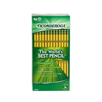 Ticonderoga No. 2 Pencils, Unsharpened, Pack of 96