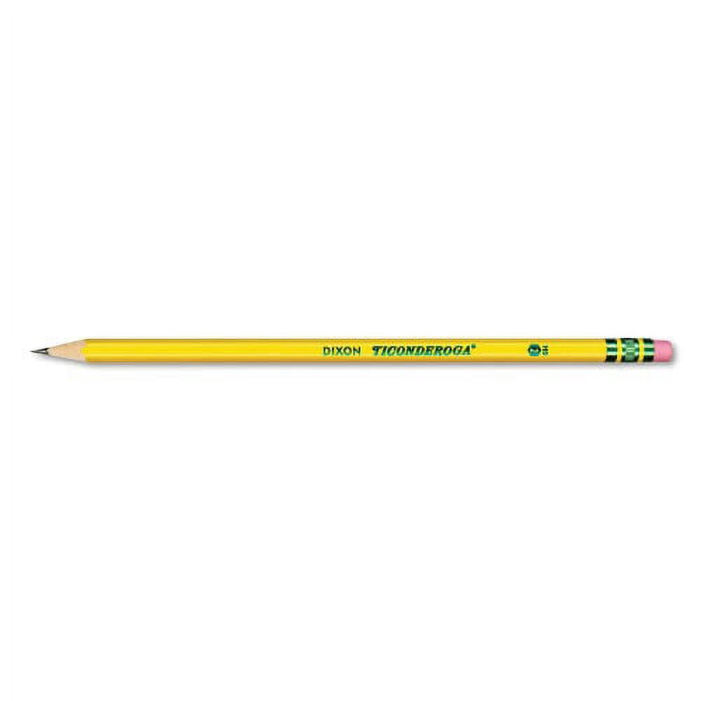 Ticonderoga Pencil Value Pack, HB , Black Lead, Yellow Barrel, 96/Pack, Each