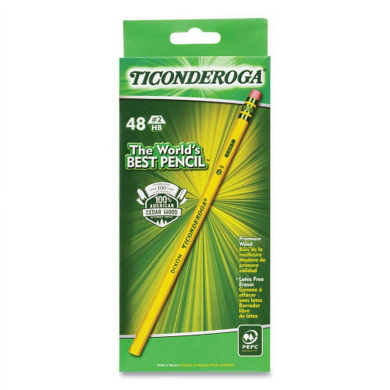 Pencils, HB (#2), Black Lead, Yellow Barrel, 48/Pack Pencils, HB (#2), Black Lead, Yellow Barrel, 48/Pack