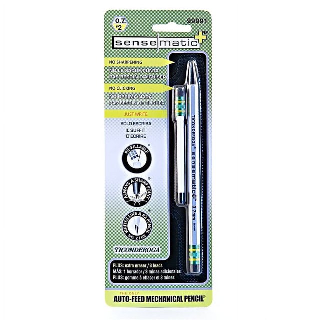 Ticonderoga Sensematic Disposable Automatic Pencil 0.7 mm [Pack of 6
