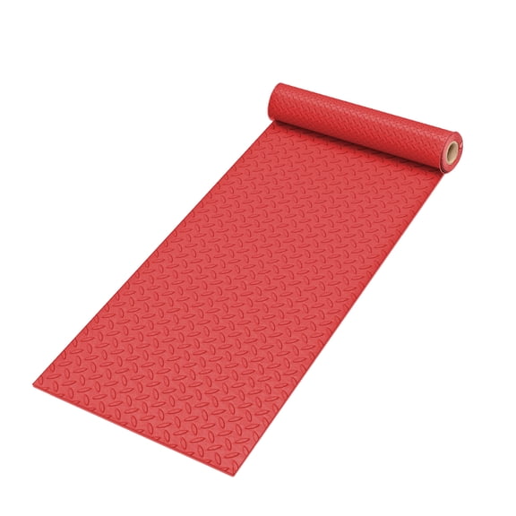 TidBay Garage Floor Mat, Anti-slip Texture PVC Garage Flooring Roll for under Car Parking Protect, Thickened Floor Mat for Garage, Water/Stain Resistant (Style: 2.3x5.2m; 2.3x5.5m; 2.3x6.7m)