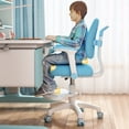 thumbnail image 1 of TidBay Upgraded Children Desk Chair with 360 Degree Wheels, Height Depth Adjustable Kids Computer Chair, Cute Children Study Chair for Home, School and Library (Blue, Pink), 1 of 8