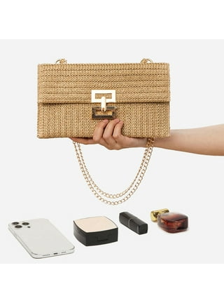 Double chain strap shoulder bag deals