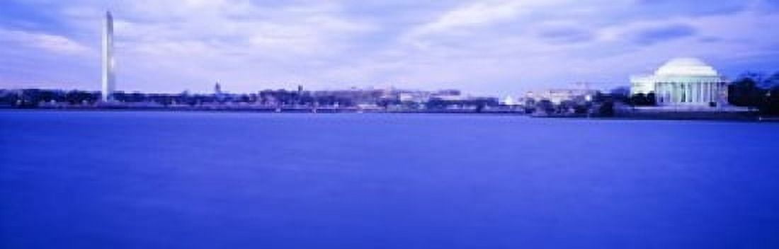 Tidal Basin Washington DC Canvas Art - Panoramic Images (18 x 6)