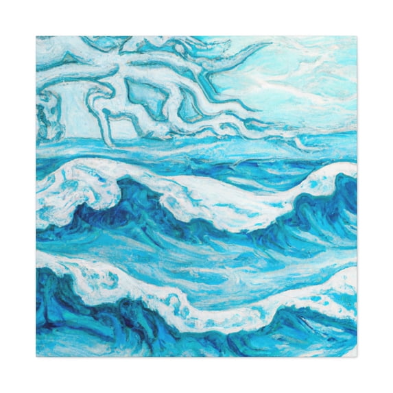 "Tidal Burst of Color" - Canvas