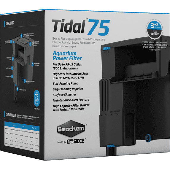 Tidal Filter, 75 gal. (285 L) 120 V, 60 Hz, US, 2P