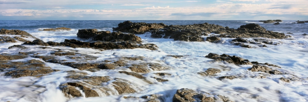 Tidal Surge Cerritos beach Baja California Sur Mexico Canvas Art - Panoramic Images (27 x 9)